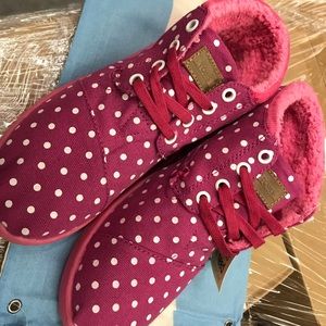 COPY - TOMS YOUTH BOTAS MAGENTA DOT SIZE 4.5